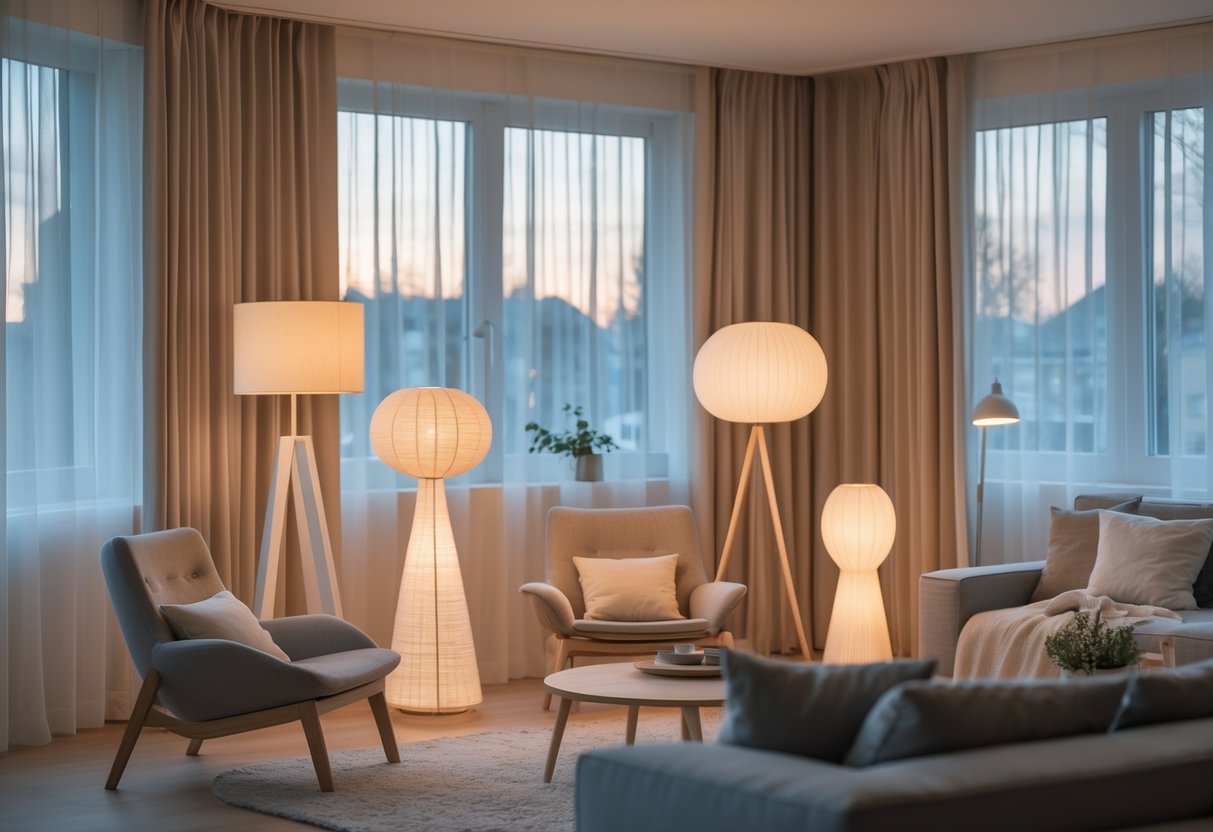 Sådan skaber du den perfekte atmosfære med gardiner og designer lamper ...